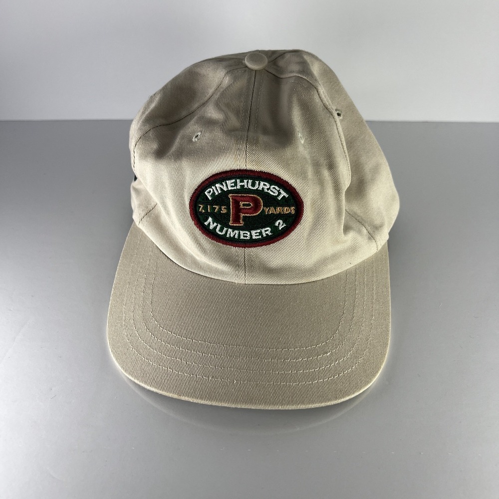 Pinehurst No. 2 USGA Golf 7,175 Yard Khaki Adjustable Fabric 1895